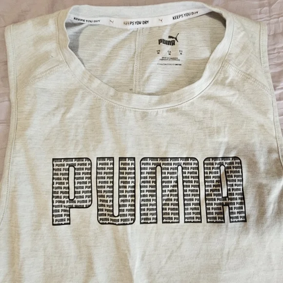 PUMA Tank Top with Graphic Text - Picture 3 of 4